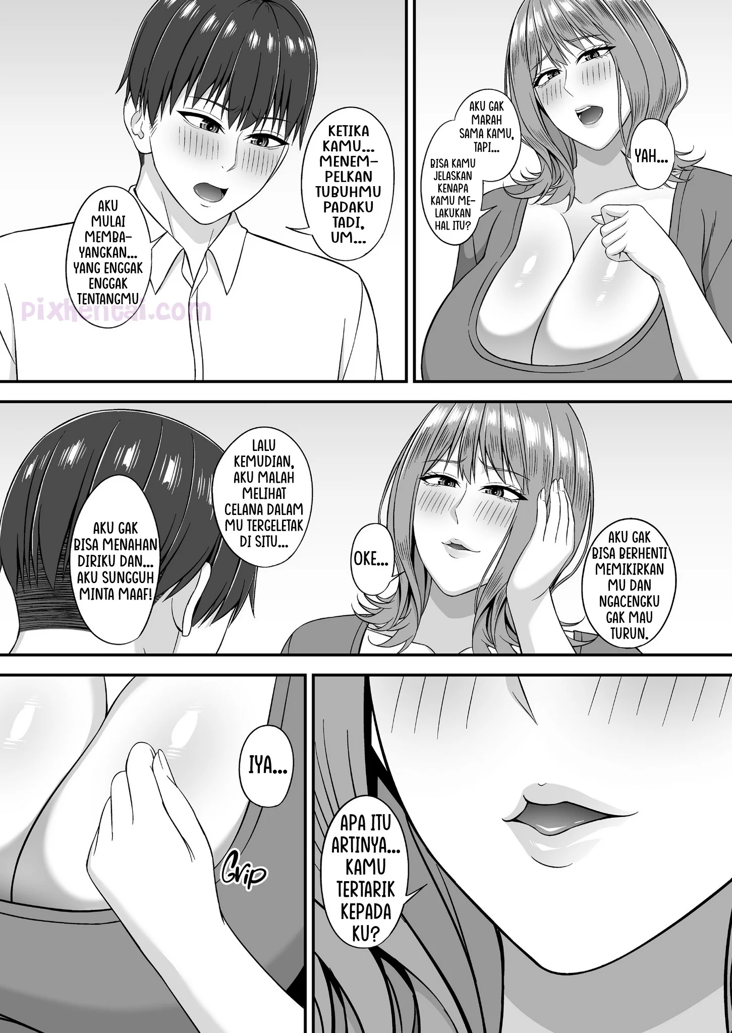 Komik hentai xxx manga sex bokep Skin to Skin with My Friends Busty Mom 11
